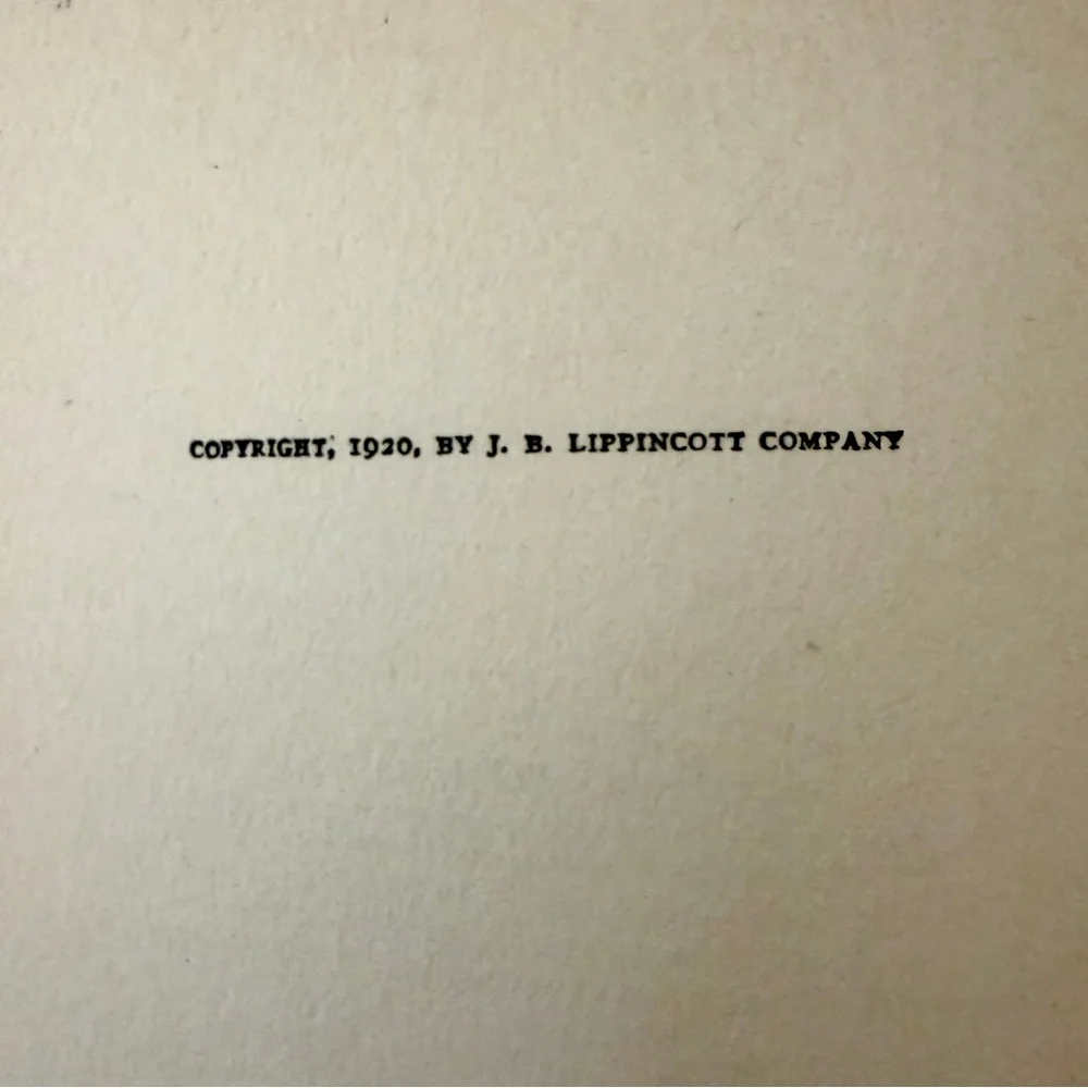 1920 Highacres By Jane D. Abbott,‎ Antique Hardcover Book